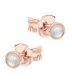 Round Shaped Silver Stud Earring STS-7027